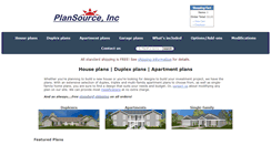 Desktop Screenshot of plansourceinc.com
